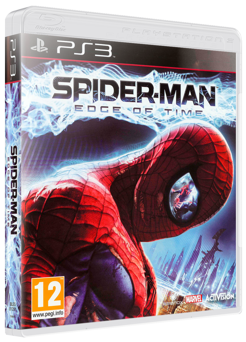 Spiderman: Edge of Time box art for Playstation 3